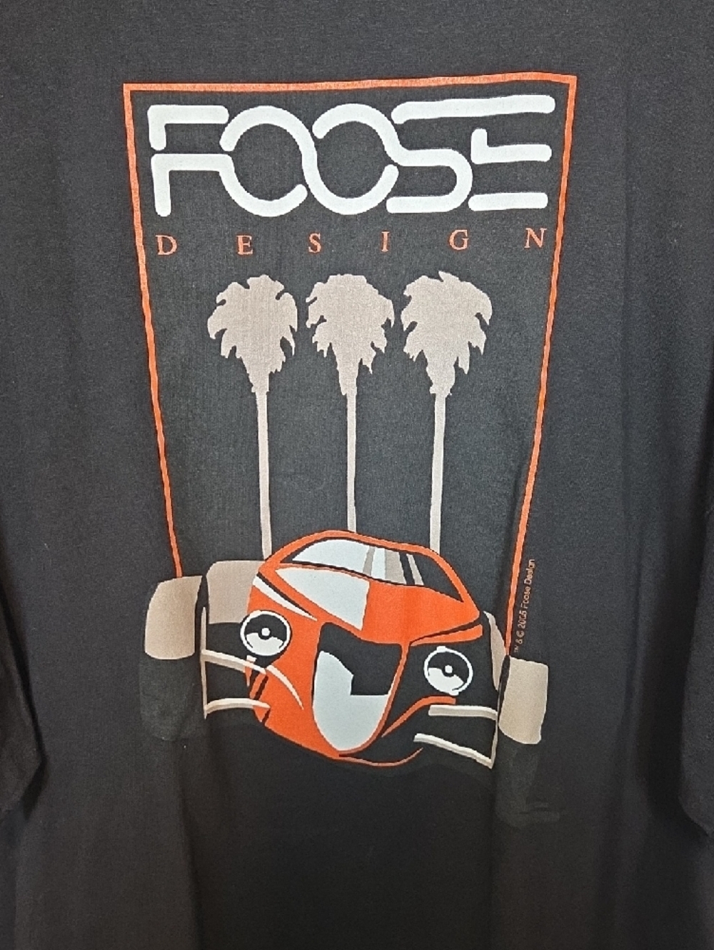 Vintage Chip Foose Black Graphic Short-Sleeve Men's Tee